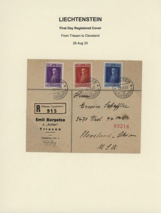 LICHTENŠTEJNSKO 1900-1950 – list 145