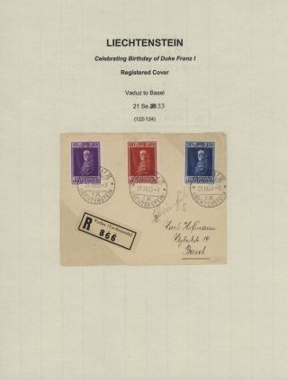 LICHTENŠTEJNSKO 1900-1950 – list 146