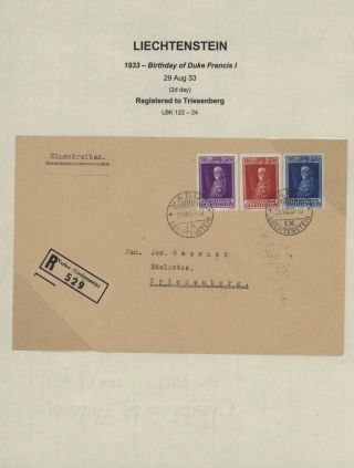 LICHTENŠTEJNSKO 1900-1950 – list 148