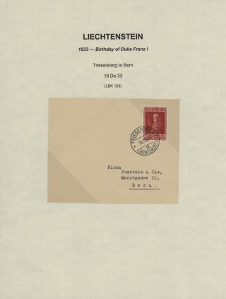LICHTENŠTEJNSKO 1900-1950 – list 149