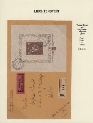 LICHTENŠTEJNSKO 1900-1950 – list 151