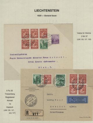 LICHTENŠTEJNSKO 1900-1950 – list 153