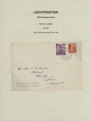 LICHTENŠTEJNSKO 1900-1950 – list 154