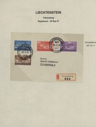 LICHTENŠTEJNSKO 1900-1950 – list 161