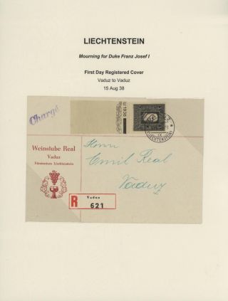 LICHTENŠTEJNSKO 1900-1950 – list 170