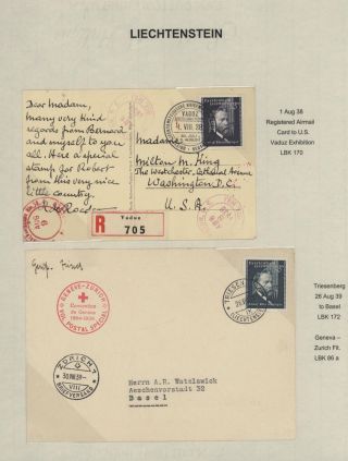 LICHTENŠTEJNSKO 1900-1950 – list 172