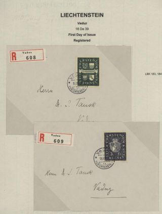 LICHTENŠTEJNSKO 1900-1950 – list 174