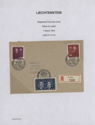 LICHTENŠTEJNSKO 1900-1950 – list 178