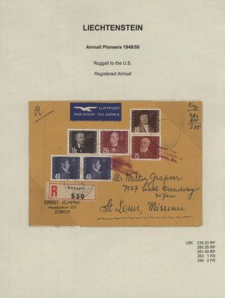 LICHTENŠTEJNSKO 1900-1950 – list 180