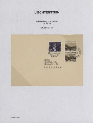 LICHTENŠTEJNSKO 1900-1950 – list 184