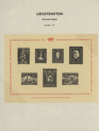 LICHTENŠTEJNSKO 1900-1950 – list 195