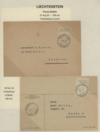 LICHTENŠTEJNSKO 1900-1950 – list 209