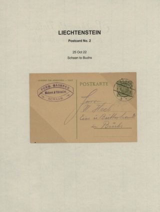 LICHTENŠTEJNSKO 1900-1950 – list 215