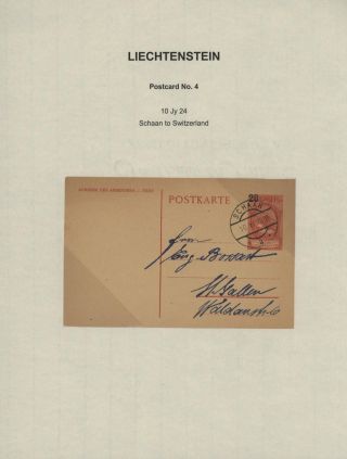 LICHTENŠTEJNSKO 1900-1950 – list 216