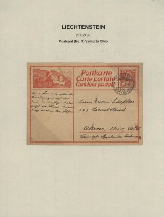 LICHTENŠTEJNSKO 1900-1950 – list 219
