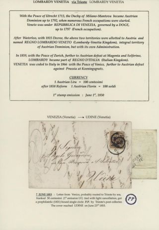 MAIL IN TRANSIT VIA TRIESTE – sheet 6