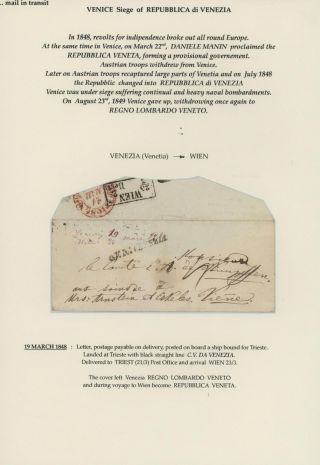 MAIL IN TRANSIT VIA TRIESTE – sheet 13