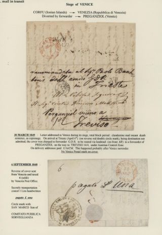 MAIL IN TRANSIT VIA TRIESTE – sheet 14