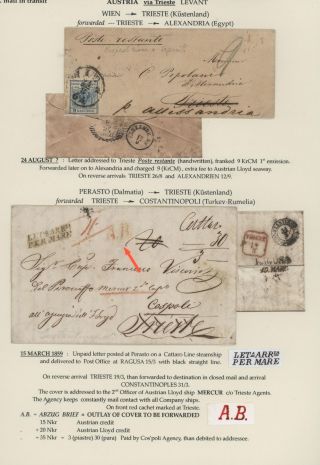 TRANZITNÍ POŠTA PŘES TERST – list 34