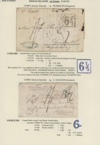 TRANZITNÍ POŠTA PŘES TERST – list 44