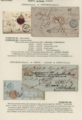 TRANZITNÍ POŠTA PŘES TERST – list 53