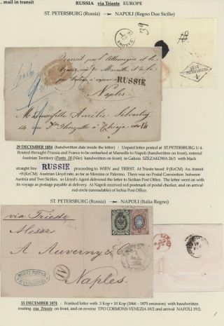 TRANZITNÍ POŠTA PŘES TERST – list 62