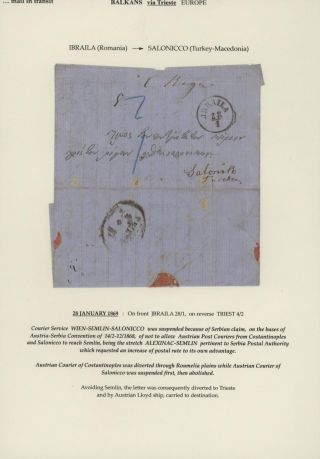 TRANZITNÍ POŠTA PŘES TERST – list 70