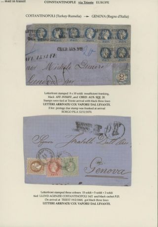 TRANZITNÍ POŠTA PŘES TERST – list 81