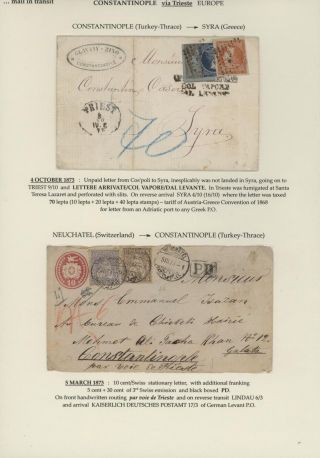 TRANZITNÍ POŠTA PŘES TERST – list 82