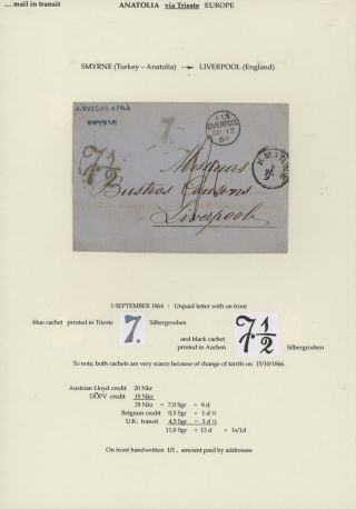 TRANZITNÍ POŠTA PŘES TERST – list 89