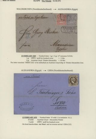 TRANZITNÍ POŠTA PŘES TERST – list 103