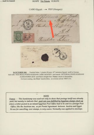 TRANZITNÍ POŠTA PŘES TERST – list 104