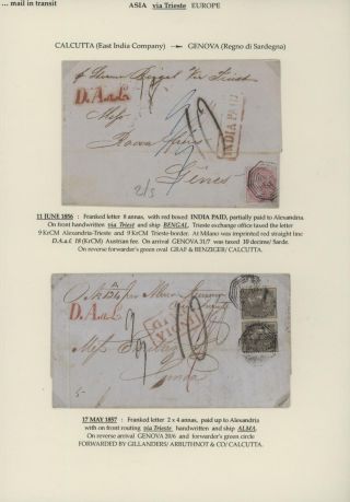 TRANZITNÍ POŠTA PŘES TERST – list 116