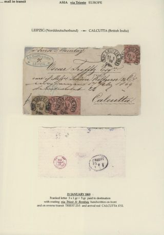 TRANZITNÍ POŠTA PŘES TERST – list 119