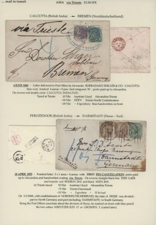 TRANZITNÍ POŠTA PŘES TERST – list 120