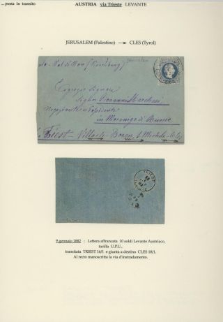 TRANZITNÍ POŠTA PŘES TERST – list 128