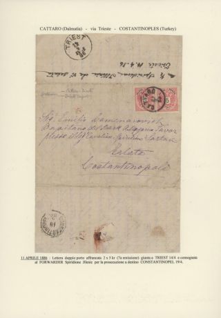 TRANZITNÍ POŠTA PŘES TERST – list 132
