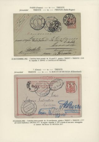 TRANZITNÍ POŠTA PŘES TERST – list 140