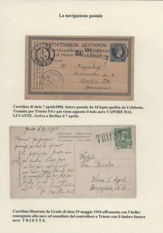 TRANZITNÍ POŠTA PŘES TERST – list 143