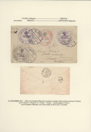 DURCHGANGPOST ÜBER TRIESTE – Blatt 150