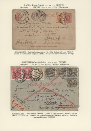DURCHGANGPOST ÜBER TRIESTE – Blatt 151