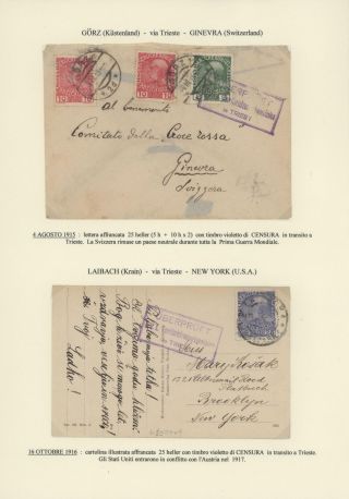 DURCHGANGPOST ÜBER TRIESTE – Blatt 159