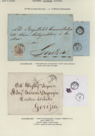 DURCHGANGPOST ÜBER TRIESTE – Blatt 167