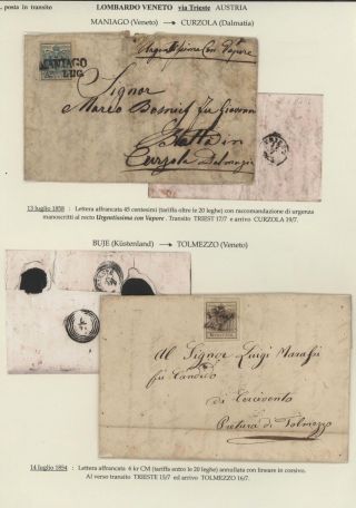 DURCHGANGPOST ÜBER TRIESTE – Blatt 169