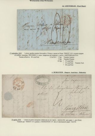 DURCHGANGPOST ÜBER TRIESTE – Blatt 170