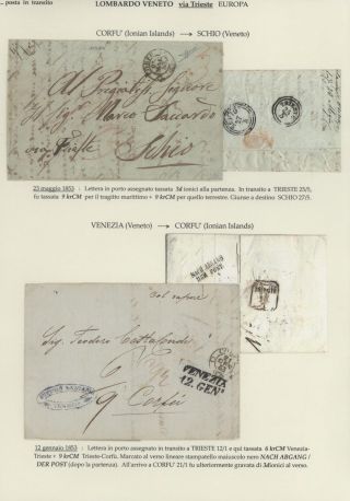 DURCHGANGPOST ÜBER TRIESTE – Blatt 171