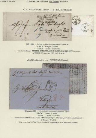 DURCHGANGPOST ÜBER TRIESTE – Blatt 172
