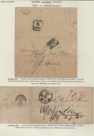 DURCHGANGPOST ÜBER TRIESTE – Blatt 175