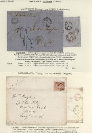 DURCHGANGPOST ÜBER TRIESTE – Blatt 180