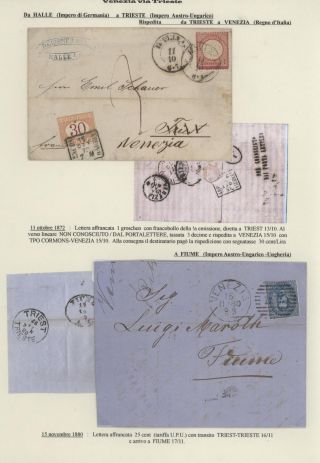 DURCHGANGPOST ÜBER TRIESTE – Blatt 182